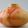 And a profile view of the flame Box Elder hollow form.
